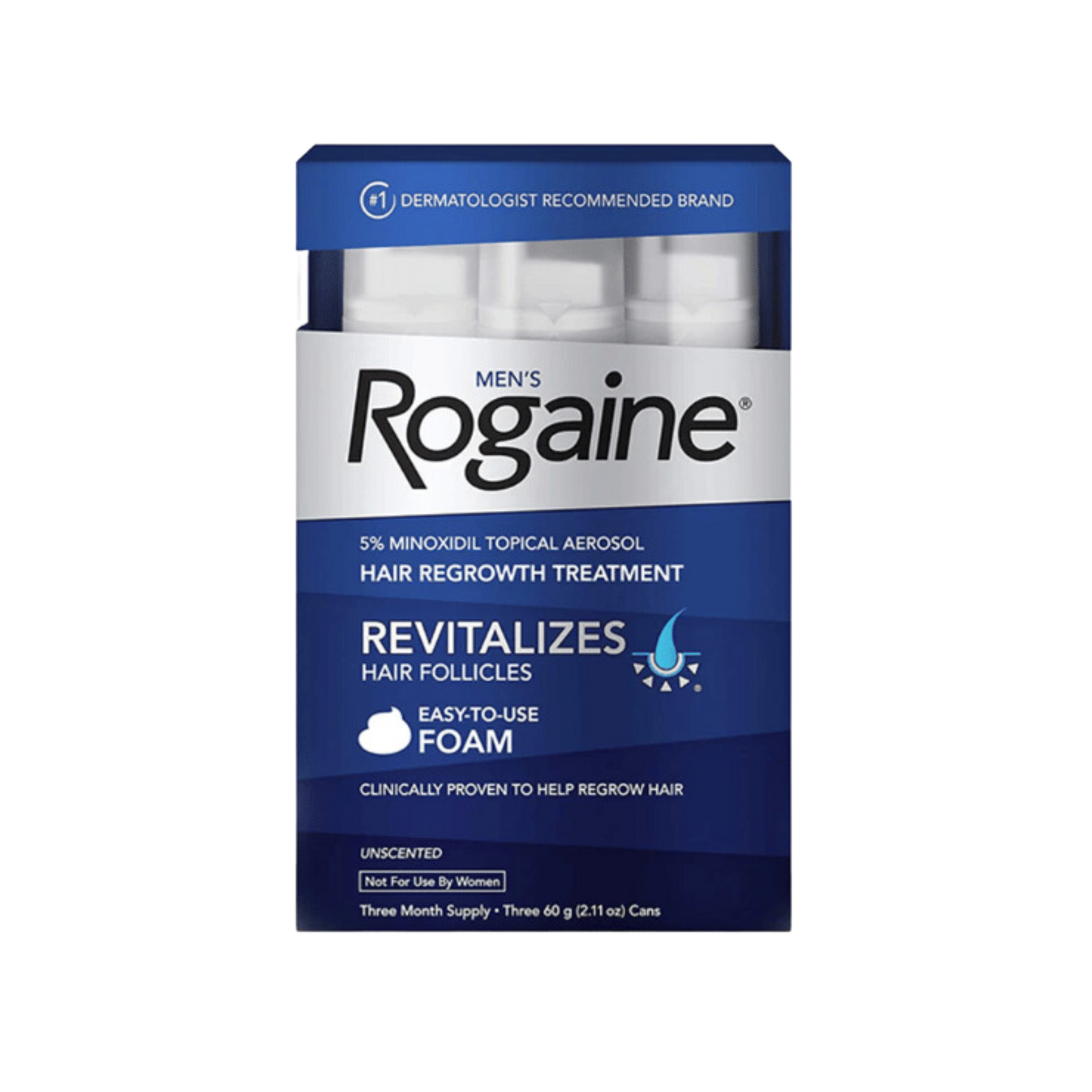 ROGAINE® 5% Foam Men's Hair Loss & Regrowth Treatment